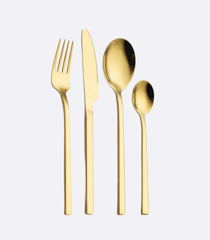 24 Pcs Cutlery Set Boston Contemporary 18/10 Stainless Steel Set for 6