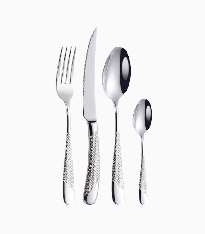 Premium Stainless Steel Mirror-Polished Cutlery Set