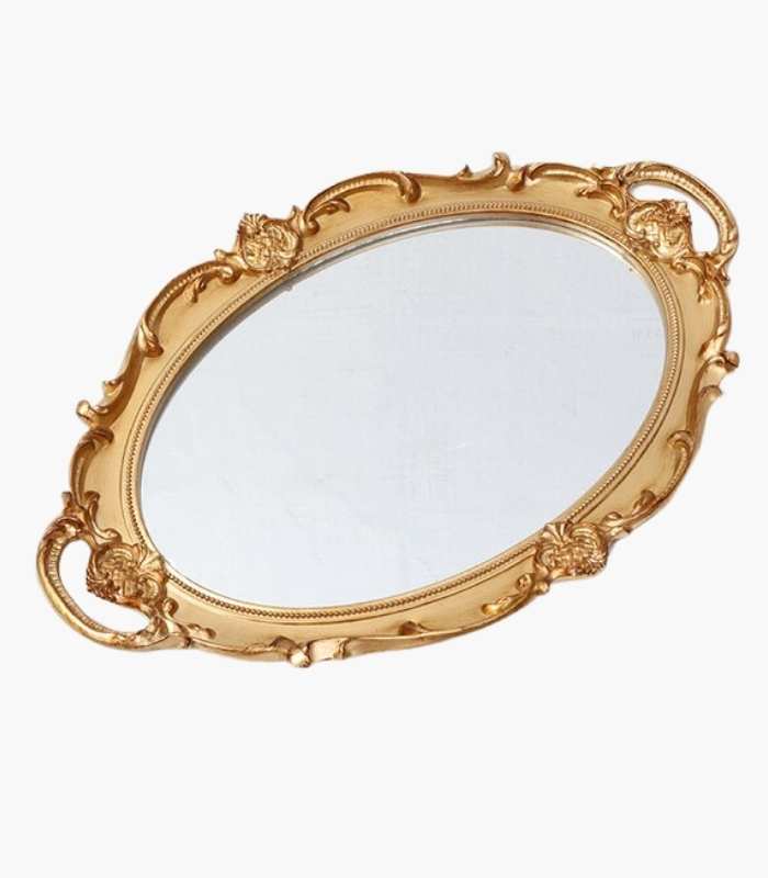 Mirror Tray Retro Size 38x24cm, Mirror Tray