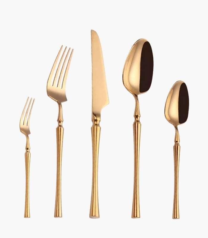 30 Pcs Cutlery Set Stainless Steel Mirror Polished Set for 6