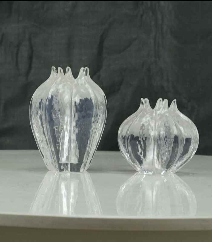 Petal Design Flower Vase Desktop Decoration