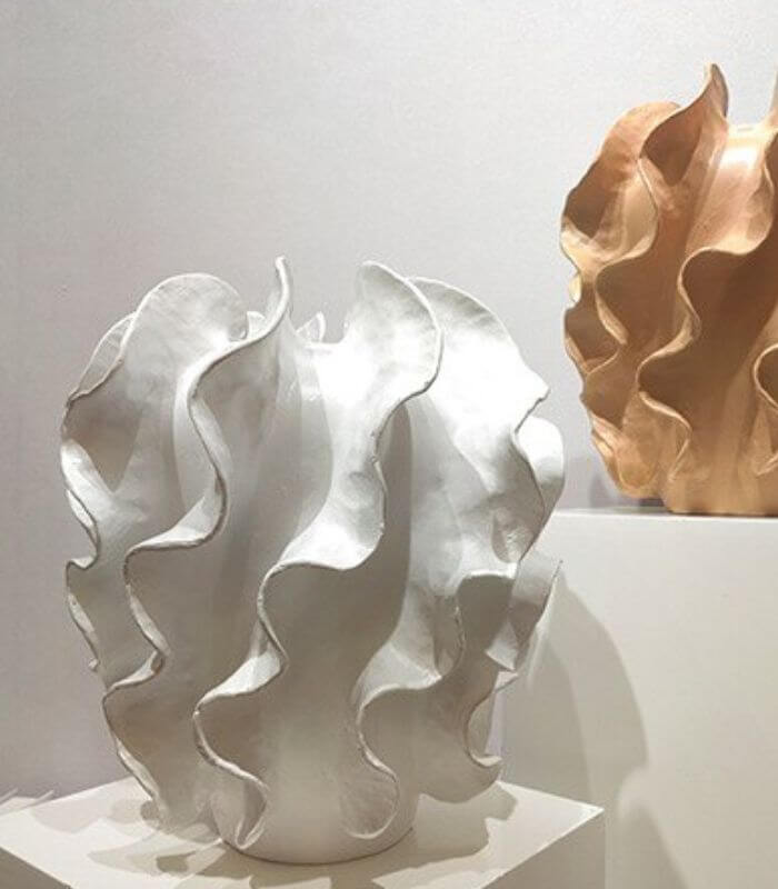 Decorative Table Top Vase Angelito Handmade Resin 36 cm Large