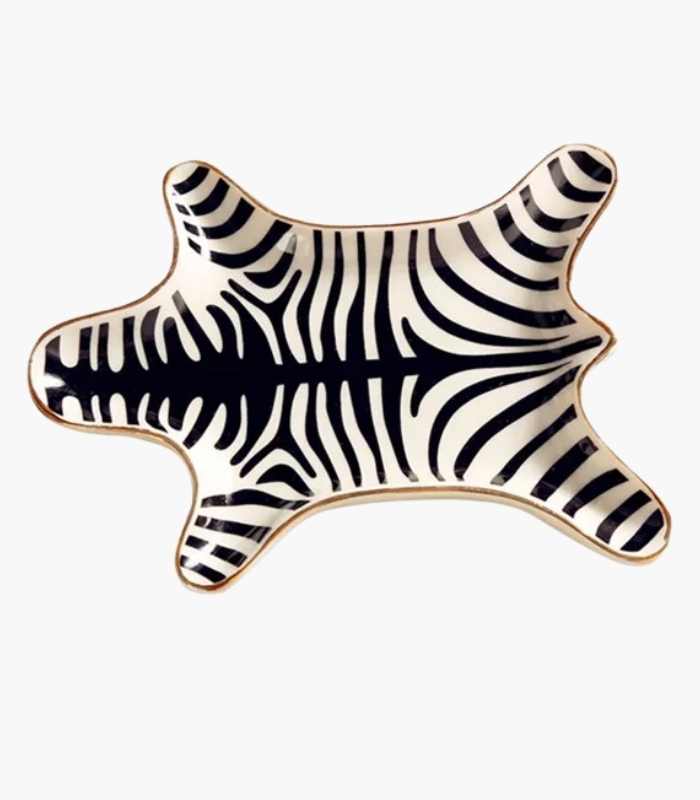 Keramik-Schmucktablett, Safari-Dekorative Schmuckschale, 15 cm