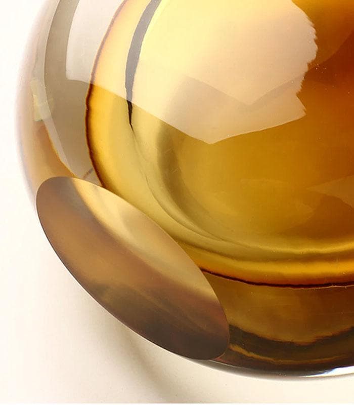 Decorative Crystal Glass Vase 14.5cm