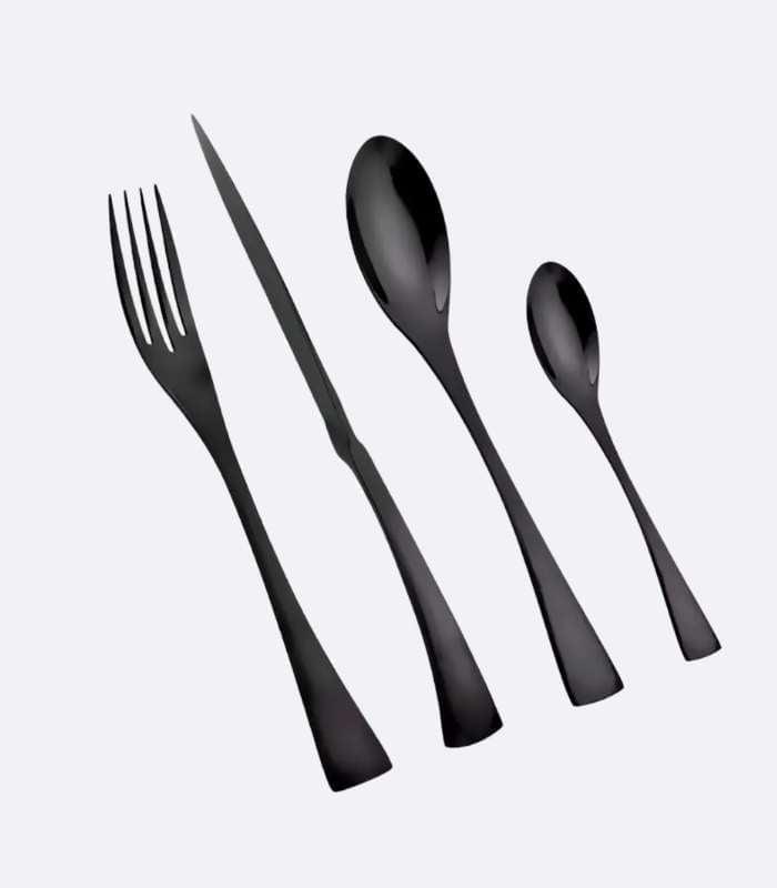 24 Pcs Cutlery Set New York Stainless Steel Flatware 18/8