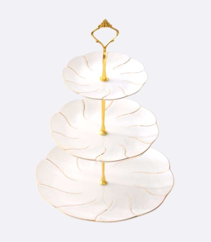 Cake Stand Fruit Plates Snack Dishes Cake Plate Porcelain