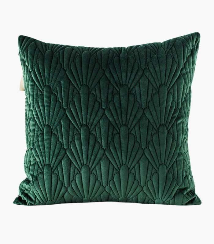 Cushion Cover Quilted Pillowcase Velour