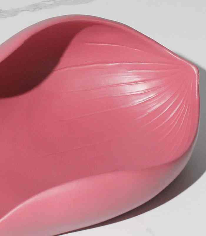 Last Aristocrat Modern Decorative Fruit Bowl Tray Lotus Petal Resin