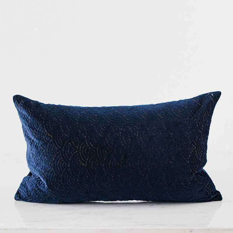Cushion Cover Quilted Pillowcase Velour