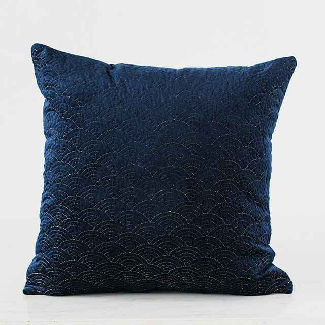 Cushion Cover Quilted Pillowcase Velour