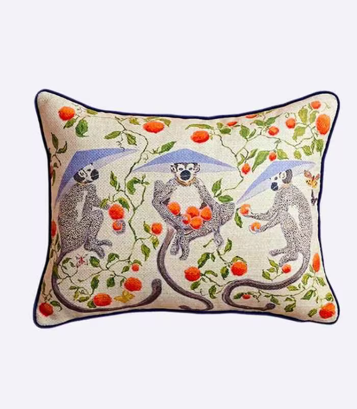 Tropical Decorative Cushion Cover Woven 35x45 cm