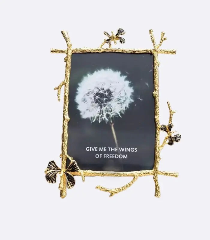 Butterfly Photo Frame Golden Picture Frames Copper