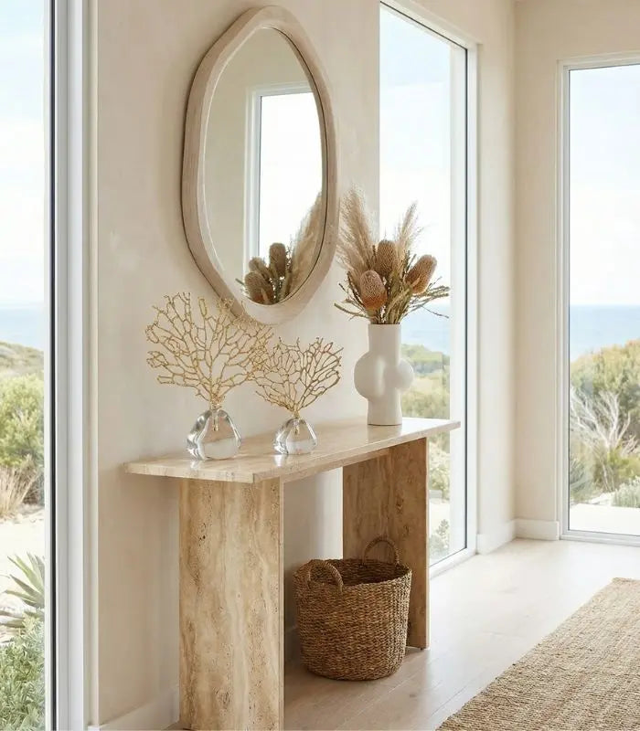 Decorative Coral Crystal Metal Golden