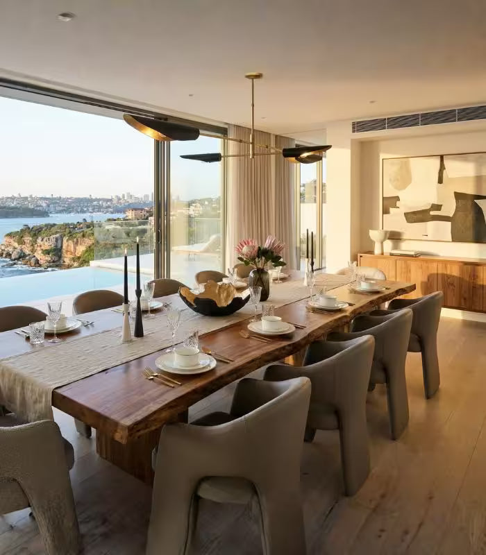 Sintra Large Decorative Bowl - Modern Black & Gold Resin Art Piece 40 cm