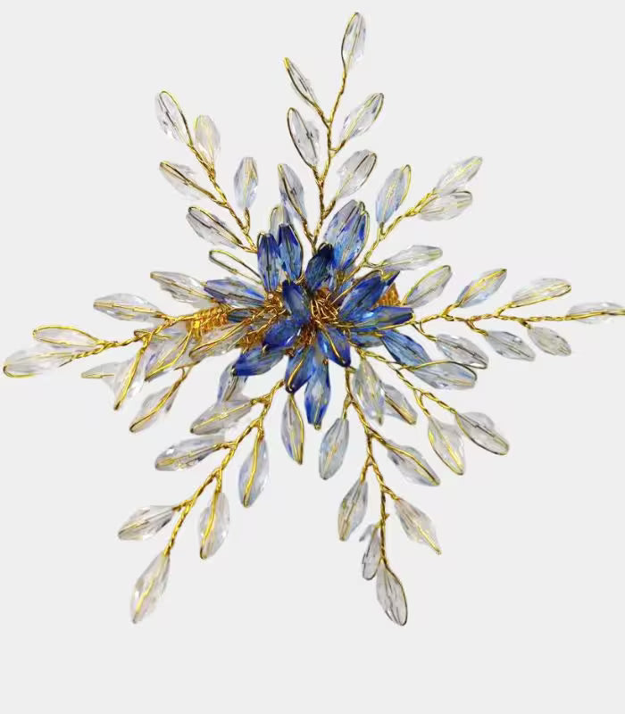 12 Pcs Set Celestina Handbeaded Napkin Ring Set – Acrylic Beaded Design