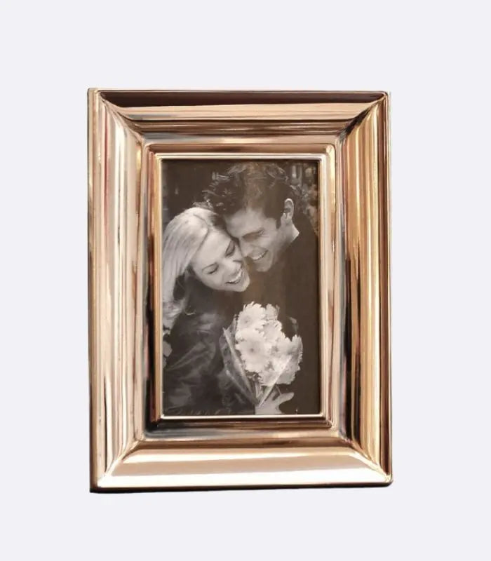 Photo Frame Siena Stainless Steel Golden 17.8 cm
