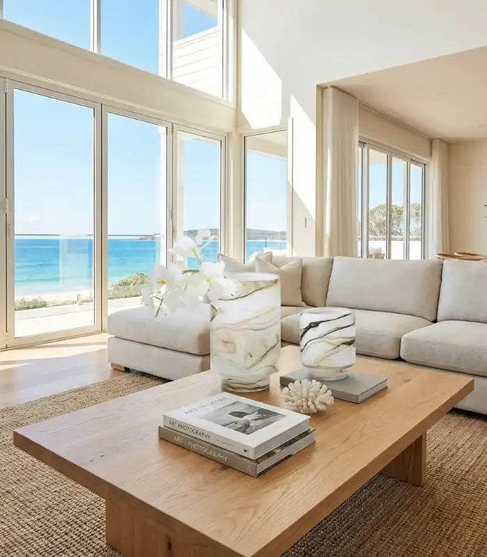 Petra Swirl Glass Vase – Handcrafted Design Marble Glass