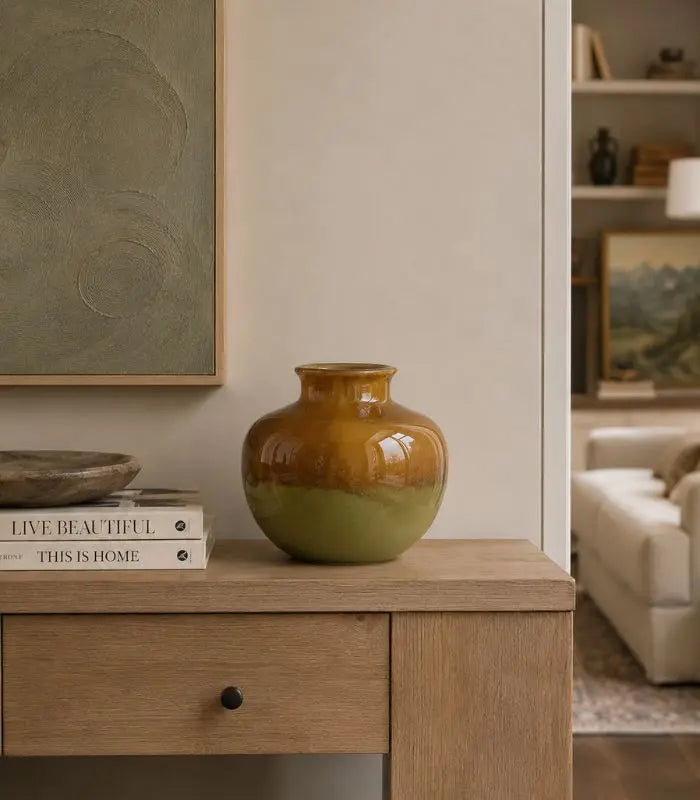 Maris Handcrafted Ombré Glass Tabletop Vase