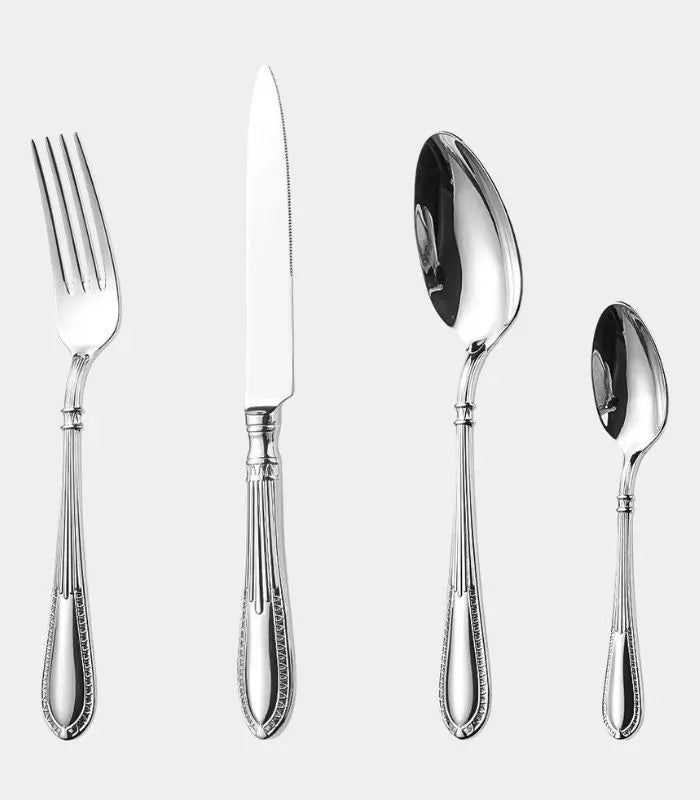 Classic Stainless Steel Flatware Set – 20-Piece Classic Dinnerware Collection