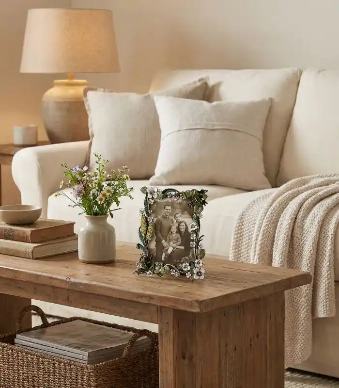 Enchanted Garden Vintage-Style Picture Frame - Whimsical (8.9 cm x 12.7 cm) Photo Display