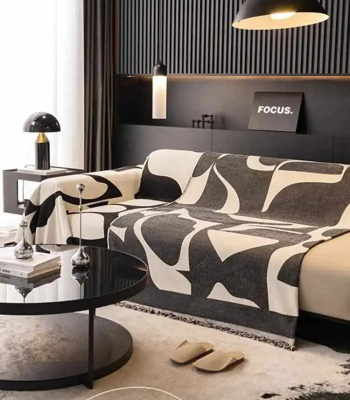 Sofa Cover | Couch Cover Monochrome