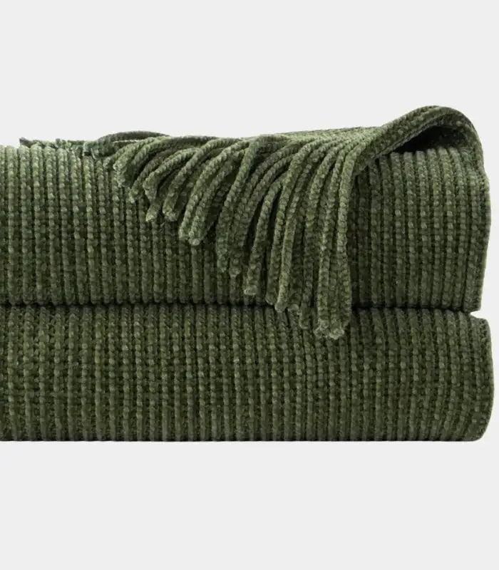 Textured Chenille Throw Blanket 127 x 152 cm (50 x 60 in)