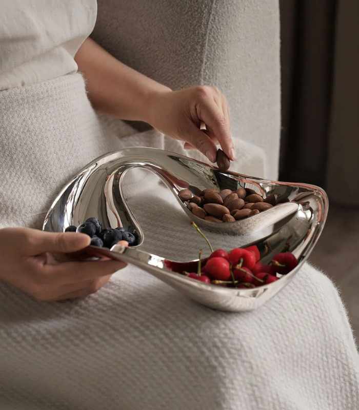 Snack Bowl Stainless Steel Decorative Bowl