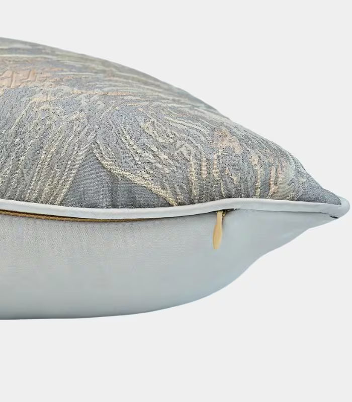 Seraphina Jacquard Cushion Cover – Abstract Brushstroke Design