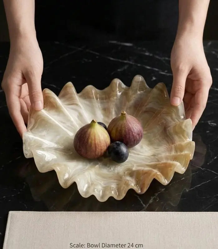 The Coquillage Decorative Bowl Resin 24 cm