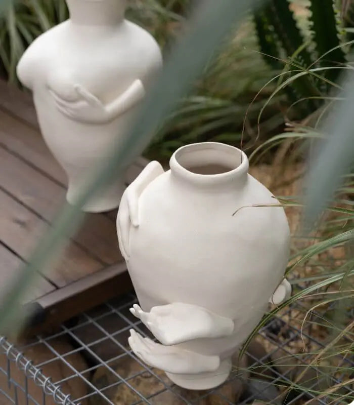 Handcrafted Ceramic Vase - Ethereal Embrace Large 38 cm (15 in)