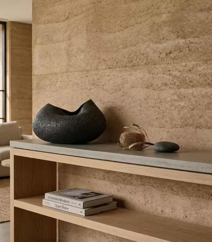 The Lunar Ceramic Vase Handcrafted 28x14 cm