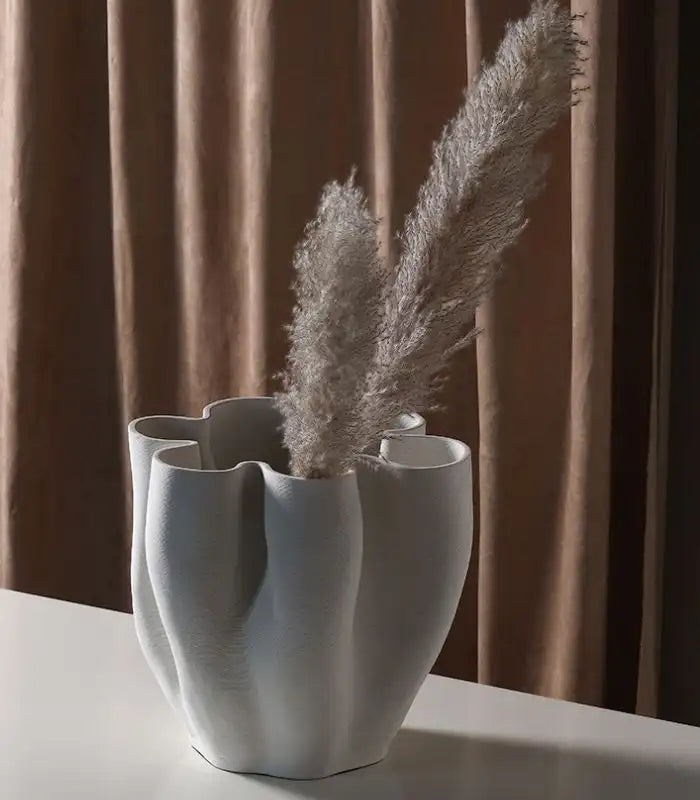 Large Ceramic Vase White Last Aristocrat