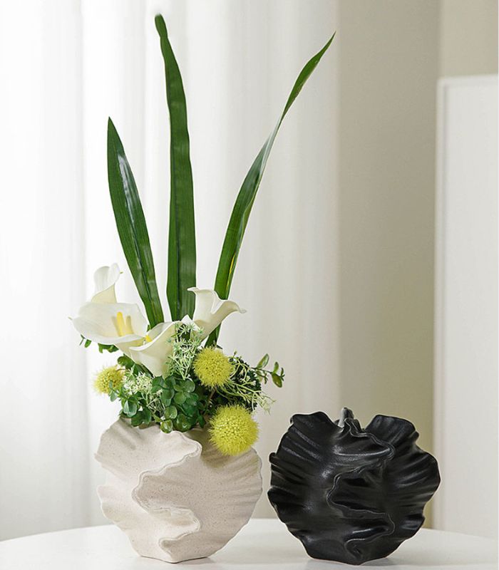 Decorative Table Top Vase Handmade Ceramic