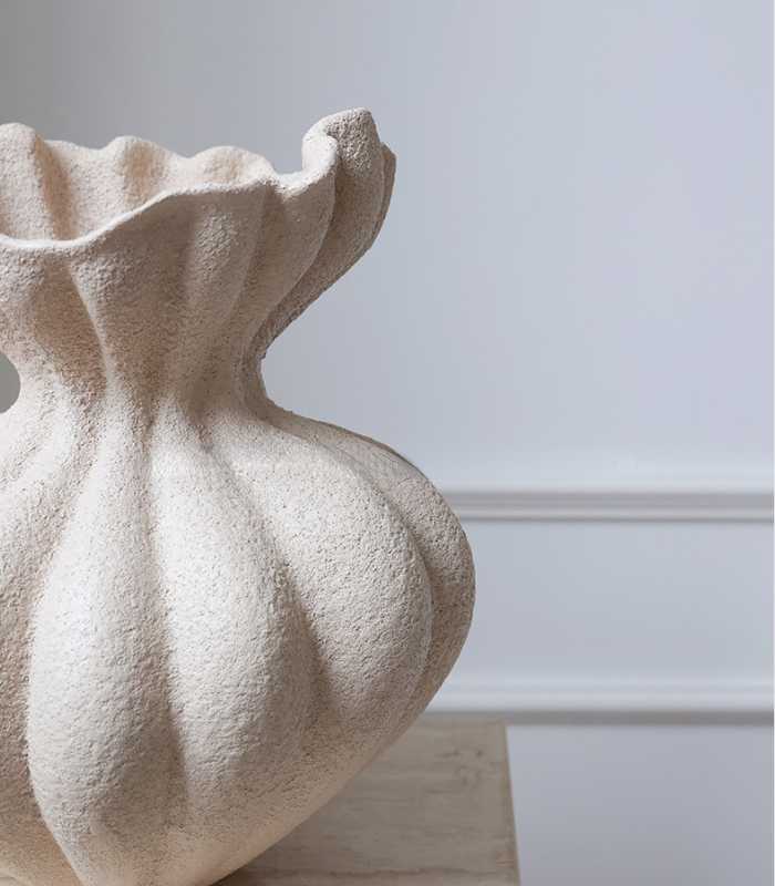 Delmara Tabletop Vase Medium Textured 28 cm