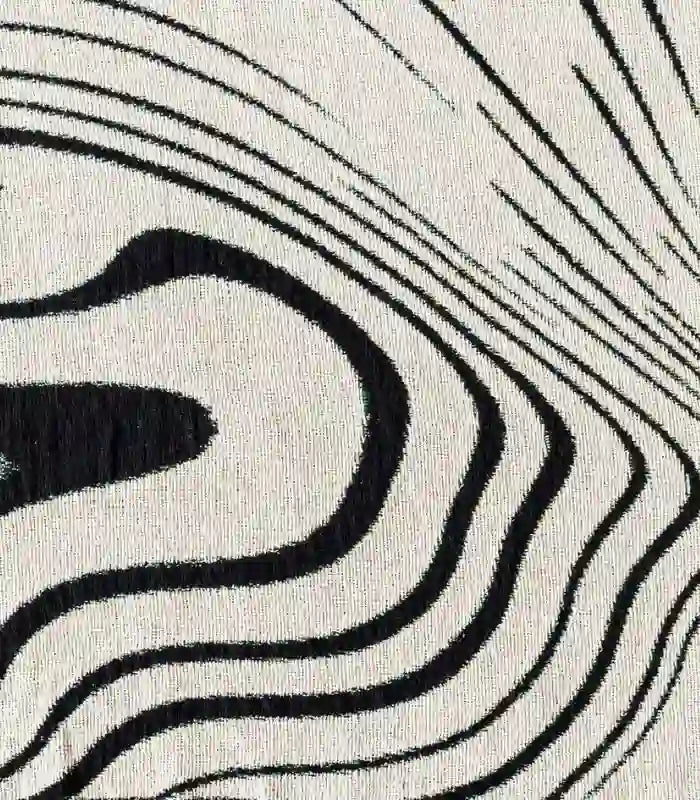 Marbled Tapestry Throw – Woven Abstract Design