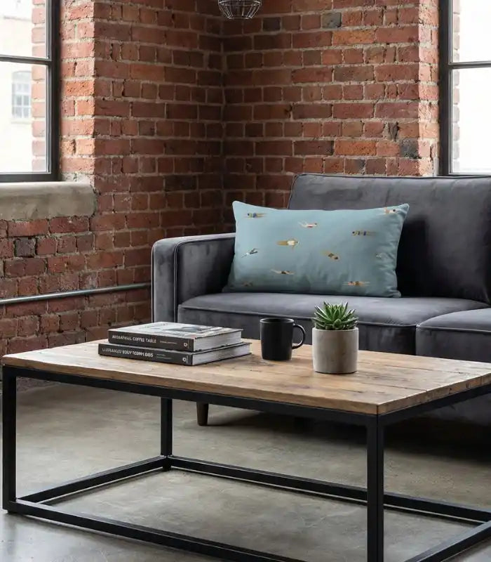 Riviera Swimmers Cushion Cover – Vintage Beach Scene Print