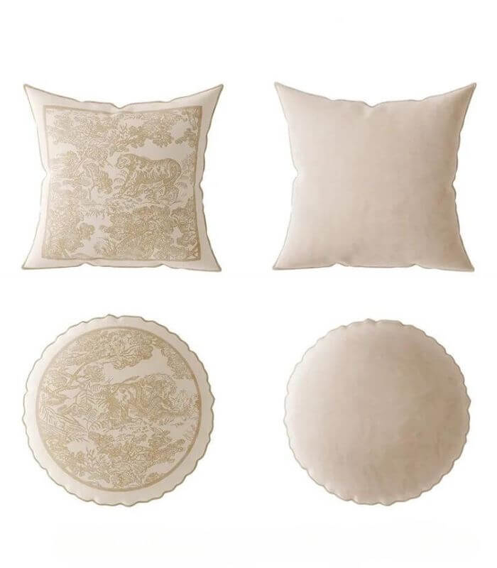 Iconic Toile de Jouy Velvet Cushion Covers - French-Inspired Elegance | With or Without Insert