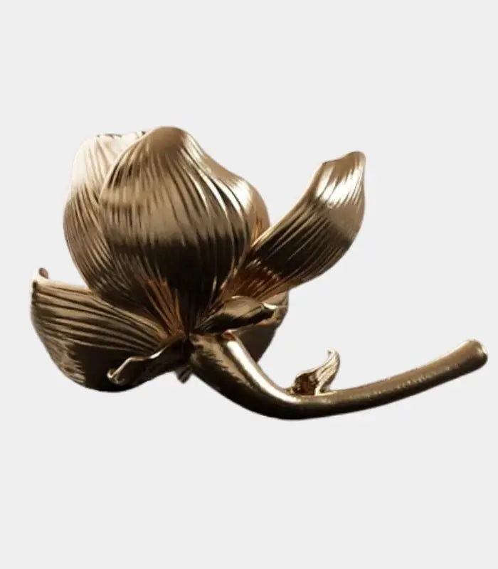 Auretta Magnolia Blossom Sculpture – Cast Metal Botanical Art Object 15 cm (5.91 in)