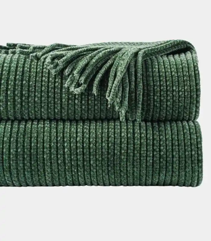 Textured Chenille Throw Blanket 127 x 152 cm (50 x 60 in)