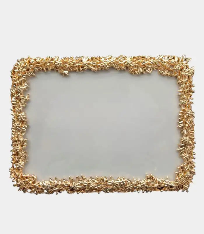 Laurel Gold Photo Frame – Botanical Metal Design