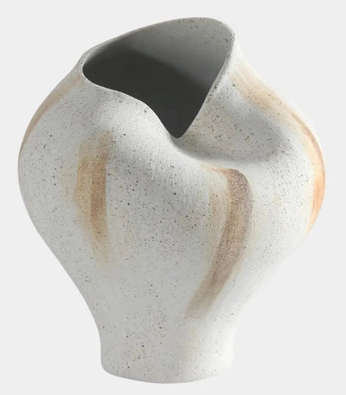 Amara Decorative Ceramic Vase – Organic Sculptural Design