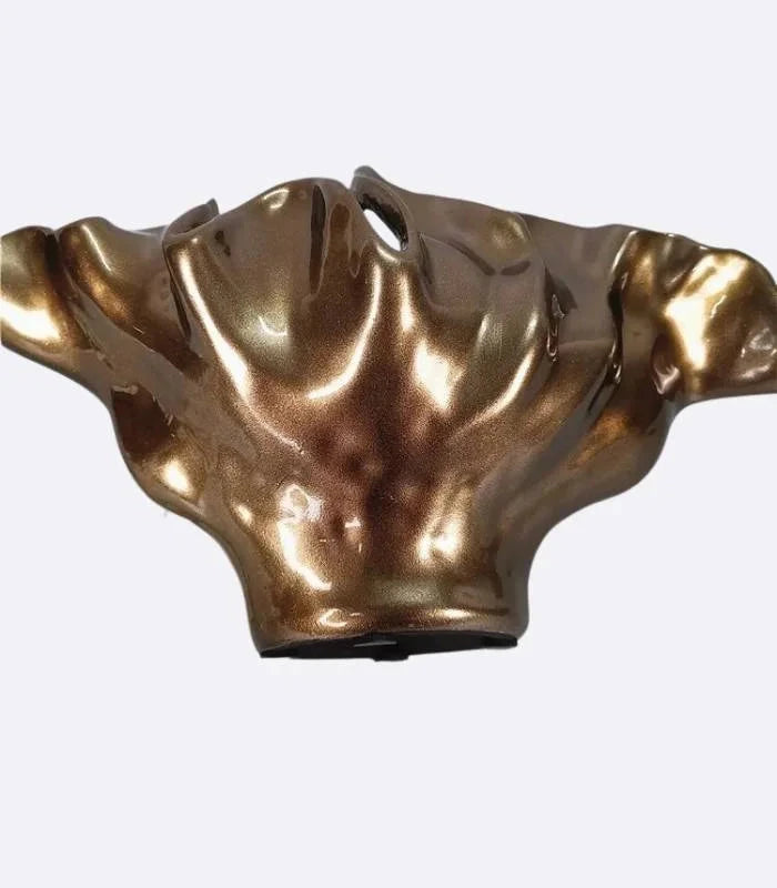 Bolide  Bowl Table Top Vase Resin Bronze