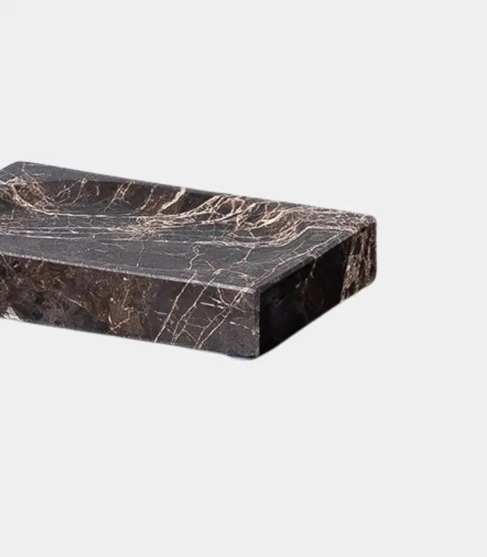 Natural Marble Soap Dish – Artisan Stone Bathroom Accessory