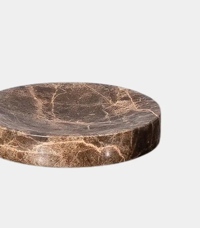 Natural Marble Soap Dish – Artisan Stone Bathroom Accessory