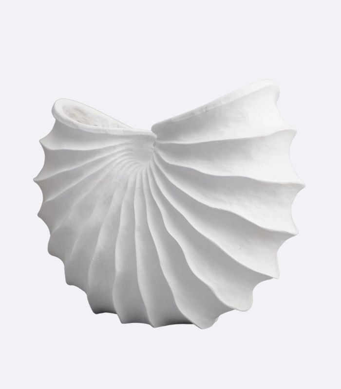 Vase Handcrafted Shell Shaped Living Room Decor