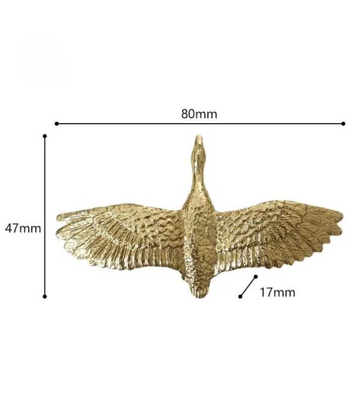 Solid Brass Cabinet Door Handle Golden Goose