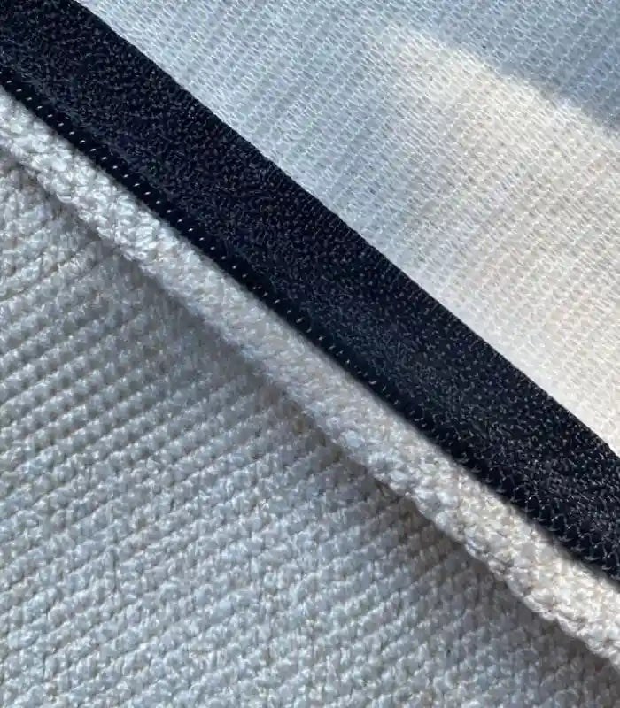 Modern Black & Cream Colour Block Cushion Cover Collection Indoor/Outdoor 45x45 cm