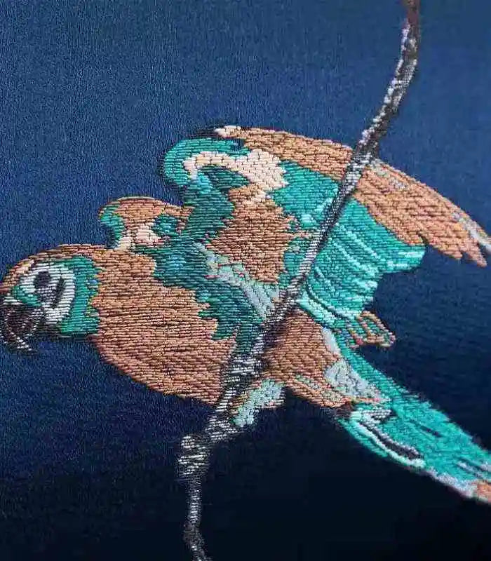 Cushion Cover Wild Life Pillow Case Embroidered Jacquard