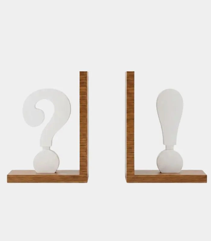 2 Pcs Set Inquiry Bookends – Resin Design Set