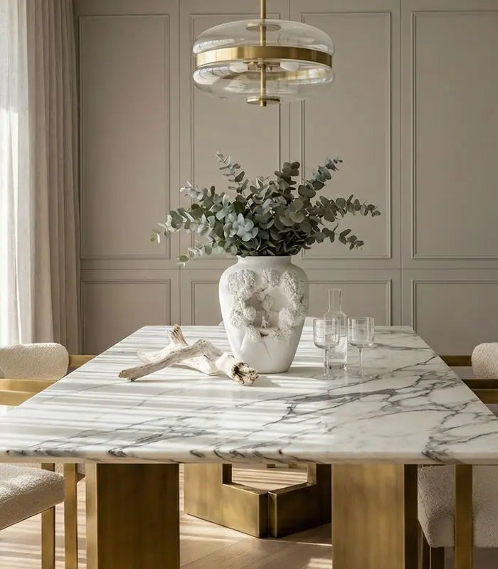 The Woodland Whispers Collection - Sculptural Ceramic Statement Vase White 30 cm